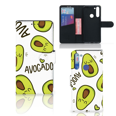 Motorola Moto G8 Leuk Hoesje Avocado Singing Motorola Moto G8 Leuk Hoesje Avocado Singing