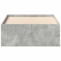 Bedframe betongrijs 90x200 cm - thumbnail