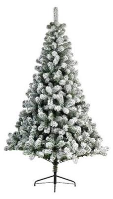 Kunstkerstboom Imperial pine snowy h210 cm groen/wit Everlands - Everlands Kunstkerstboom Imperial pine snowy h210 cm groen/wit Everlands - Everlands