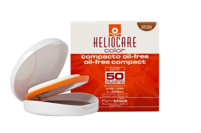 Heliocare Compact Getinte Zonnecrème Olievrij SPF50+ Bruin 10g