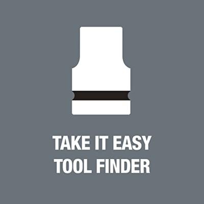 Wera 8790 HMA Deep Hand- en Machinedop met 1/4"-aandrijving, 12 x 50 mm - 05004509001