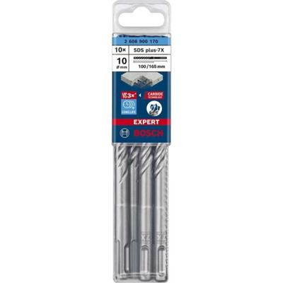 Bosch Accessories EXPERT SDS plus-7X 2608900170 Hamerboor 10-delig 10.00 mm Gezamenlijke lengte 165 mm SDS-Plus 10 stuk(s)