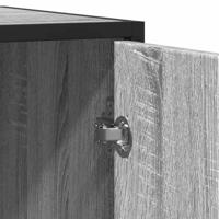 Dressoir 92x35x76 cm bewerkt hout grijs sonoma eikenkleurig - thumbnail