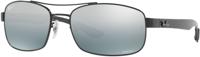 Ray-Ban RB8318 CHROMANCE zonnebril Rechthoekig - thumbnail