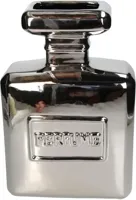 Kersten vaas aardewerk parfumfles 19.5x8.5x29.5cm zilver - thumbnail