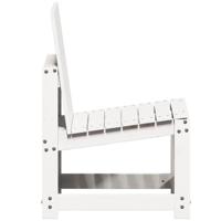 3-delige Loungeset massief grenenhout wit - thumbnail
