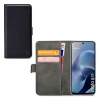 Mobilize Classic Gelly Wallet Book Case Motorola Moto G17/G17 Power Black - thumbnail