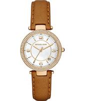 Horlogeband Michael Kors MK2464 Leder Bruin 16mm - thumbnail
