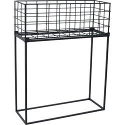 Urban Interiors Bijzettafel 'Atlanta' 55 x 20cm, kleur Zwart