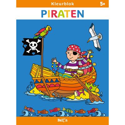 Kleurblok Piraten (Paperback)