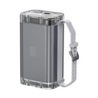 4Smarts Powerbank Lucid Serie Powerbank 26800 mAh USB PD, Quick Charge 3.0 LiPo Grijs Statusweergave, Zaklamp - thumbnail