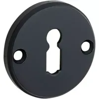 Artitec Sleutelrozet facet BB mat zwart - thumbnail