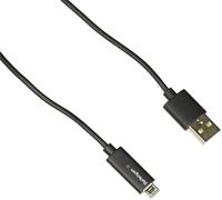 StarTech.com Micro USB-kabel van 1 m met LED-laadindicator - st/st - USB naar Micro USB-kabel - thumbnail