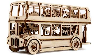Revell 00618 Tiny Adventures - London Bus Bus (bouwpakket) Hout - thumbnail