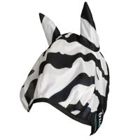 Bucas Buzzoff Zebra vliegenmasker zwart/wit maat:m - thumbnail