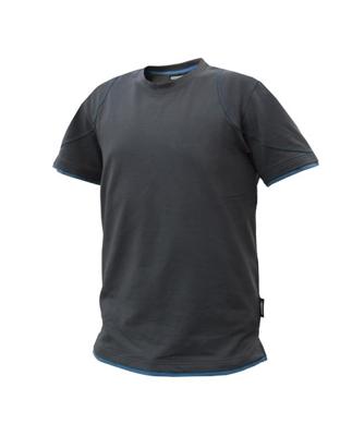 DASSY t-shirt kinetic bruin/grijs xs