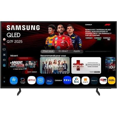 Samsung QLED Q7F 4K Smart TV met AI-visie, 100% Quantum Dot kleurvolume en meer dan 500 TV kanalen Plus