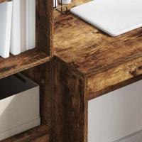 Bureau Gerookt eiken 90 x 50 x 76 cm Bewerkt hout - thumbnail