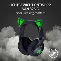 Razer Kraken Kitty V2 BT - Draadloze Bluetooth RGB Headset met Kitty-oortjes voor gamen en streamen (325g, TriForce 40mm Drivers, Bluetooth 5.2, ruisonderdrukkende microfoons) Zwart - thumbnail