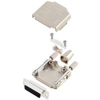 TRU COMPONENTS TCDPPK15MHDS26K 7709072 D-sub female connectorset 180 ° Aantal polen: 26 Soldeerkelk 1 stuk(s) - thumbnail
