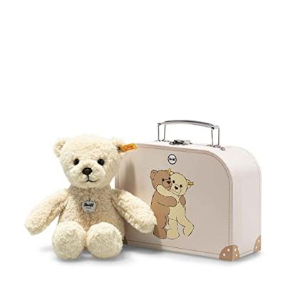 Teddybeer met koffer 21 cm voor kinderen STEIFF MILA beige Teddybeer met koffer 21 cm voor kinderen STEIFF MILA beige