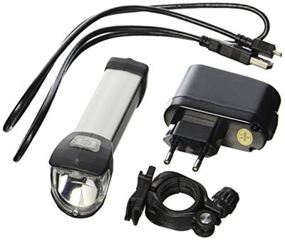 Busch & Muller koplamp busch und müller ixon core usb oplaadbaar 50 lux zilver