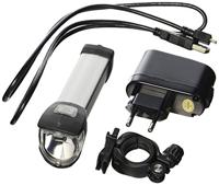 Busch & Muller koplamp busch und müller ixon core usb oplaadbaar 50 lux zilver - thumbnail