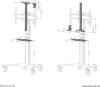Neomounts Aflegvak Geschikt voor serie: Neomounts FL50S-825 Wit - thumbnail