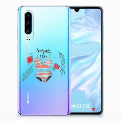Huawei P30 Telefoonhoesje met Naam Boho Summer Huawei P30 Telefoonhoesje met Naam Boho Summer