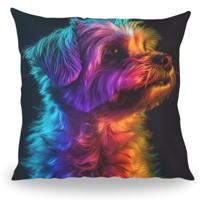 Kussen - Huisdier Portret - Maltezer 1 Color - Pillow Buddies - thumbnail