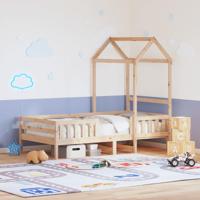 Bedframe met huisje massief grenenhout 80x200 cm - thumbnail