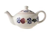 Boerenbont Theepot Zeeland - 1.2 liter - Aardewerk - thumbnail