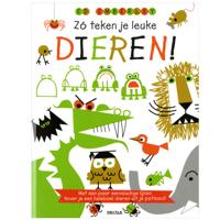 Deltas hobbyboek Zo teken je leuke dieren! 28 cm - thumbnail