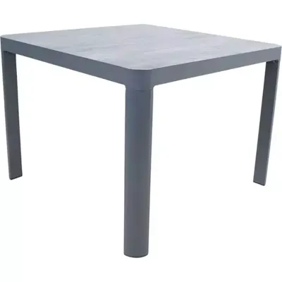 Tafel Buiten Tuin Castilla 2.0 Negro 100x100cm Lesli Living Tafel Buiten Tuin Castilla 2.0 Negro 100x100cm Lesli Living