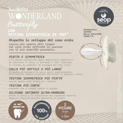 Symmetrische fopspeen XPro 0/6M Wonderland SUAVINEX beige - thumbnail