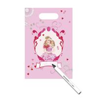 Haza Witbaard Uitdeelzakjes prinses, 8st. - thumbnail