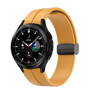 D-buckle sportbandje - Oker - Samsung Galaxy Watch 4 Classic - 42mm & 46mm - thumbnail