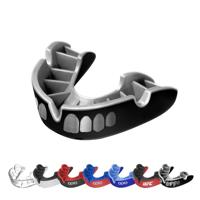 Opro 790017 Silver Superior Fit Grillz Mouthguard - Black-Silver - SR - thumbnail