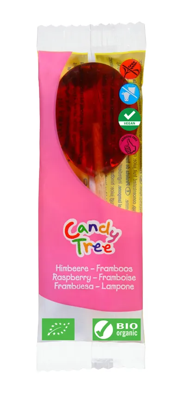 Candy Tree Frambozen lollie bio 1 Stuks