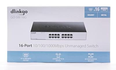 D-Link GO-SW-16G/E Netwerk switch 16 poorten 1 GBit/s D-Link GO-SW-16G/E Netwerk switch 16 poorten 1 GBit/s