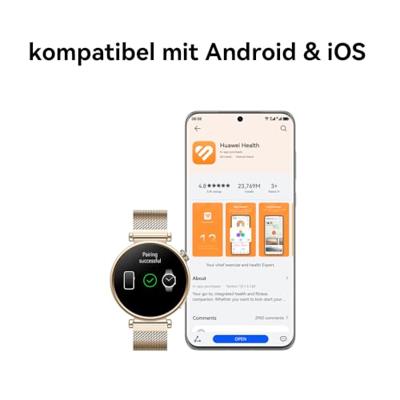 Smartwatch NO NAME Watch GT 4 41mm 41 mm Gouden