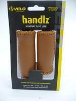 Velo handvat leer 92/127mm bruin - echt leer