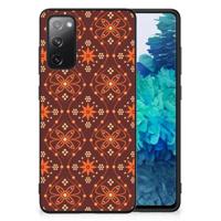 Samsung Galaxy S20 FE Back Case Batik Brown - thumbnail