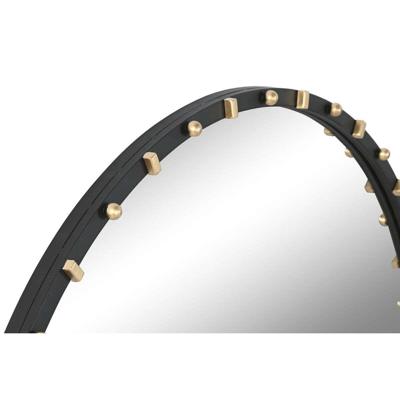 Wandspiegel Home ESPRIT Zwart Gouden Modern 90 x 3,5 x 90 cm Wandspiegel Home ESPRIT Zwart Gouden Modern 90 x 3,5 x 90 cm