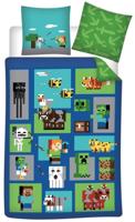 Minecraft Dekbedovertrek Play - 140 x 200 cm - Katoen - thumbnail