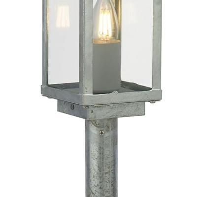 Searchlight Antiek zilveren terraslampBox II 50cm - 90151-500SI