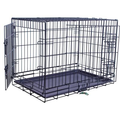 Hondendraadkooi 2 deurs zwart 106 x 69 x 79 cm Gebr de Boon - Gebr de boon