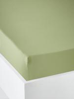 Effen hoeslaken kind Oeko-Tex® pistache - thumbnail