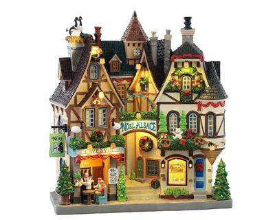 Noel Alsace 14x30x33 cm Kerstdorp LEMAX - Lemax Noel Alsace 14x30x33 cm Kerstdorp LEMAX - Lemax