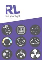 Trio Leuchten Plafondventilator Stralsund Ø 50 cm zwart - thumbnail